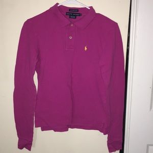Purple Ralph Lauren long sleeve